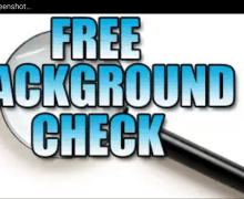 I will perform a free background check for you on anyone including yourself for free