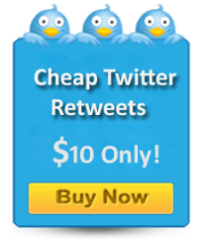 get you twitter promotion with 2 retweets to over 60,000 followers