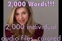 I Will Send 2,600 Unique Female Voice Over Words For Children, English Learning