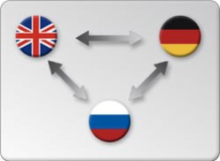 Translations (Russian, German, English)