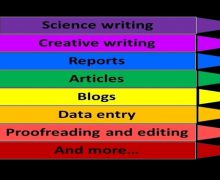 I will write english articles and finish your data entry jobs