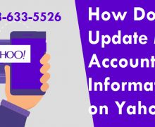 How Do I Update My Account Information on Yahoo?