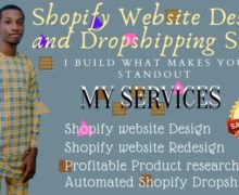 I will redesign shopify website, create shopify website design, shopify store design